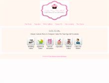 Tablet Screenshot of cakesfrommars.com.au